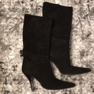 MiuMiu suede slouchy boots